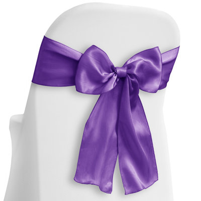Elegant Satin Chair Sashes