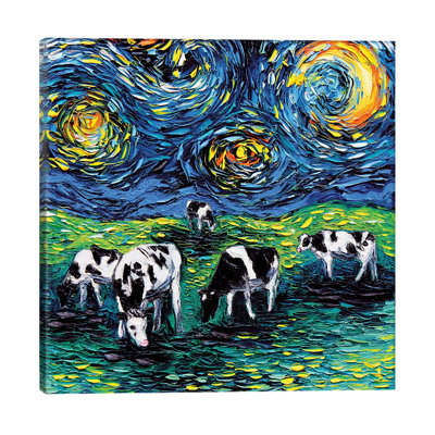 Starry Starry Pasture - Painting on Canvas