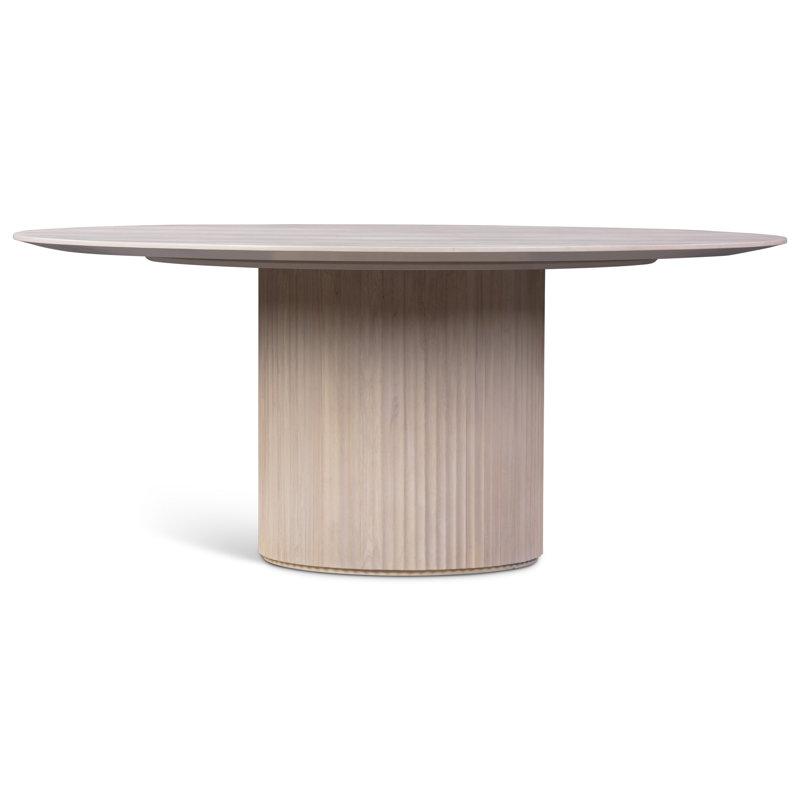 Modern Brazilian Round Dining Table, Nevoa