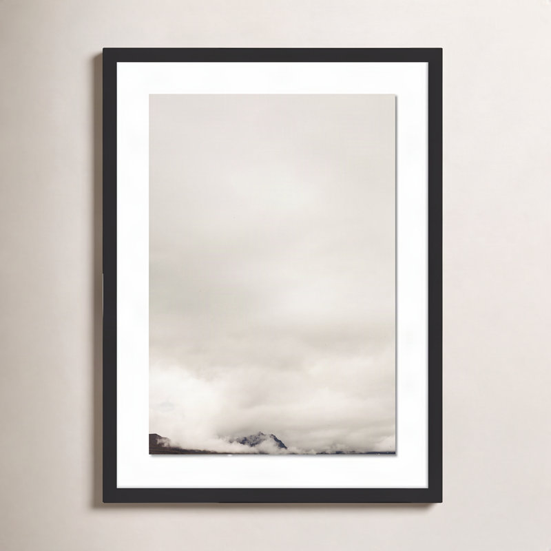 Clouds 11 Print by Riley Ryan, 24" H x 18" W x 1.5" D, Black