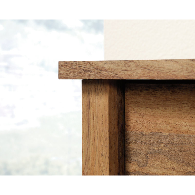Sindoori Mango Double 6-Drawer Dresser with Herringbone Pattern