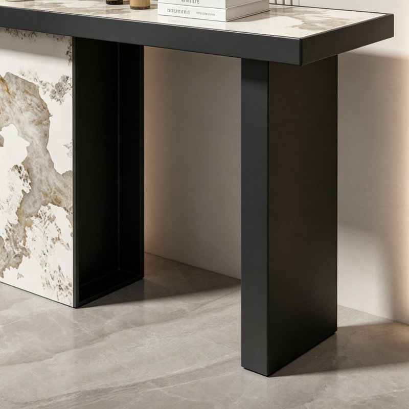 Console Italian Light Luxury, H 31,5 po x l 39,4 po x P 11,8 po
