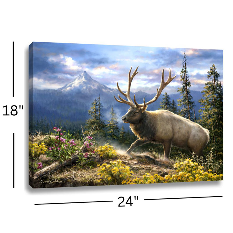 Siskiyou Bluff 18" x 24" LED Illuminated Canvas Wall Art