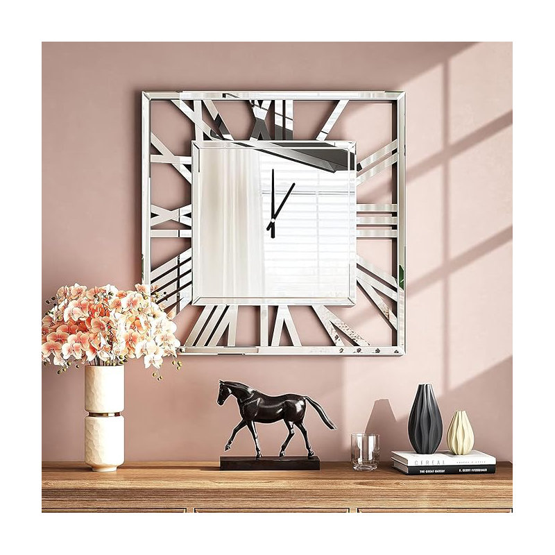 Glass Wall Clock