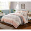 Ensemble d'édredon 9 pièces en percale rosé