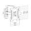 Laureano Symple Stuff Single Screen Electronic Mount