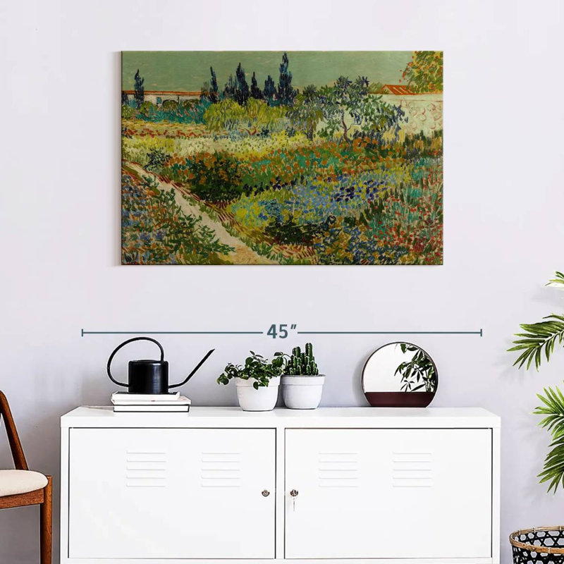 Jardin d'Alvord à Arles, H 24 po x l 36 po
