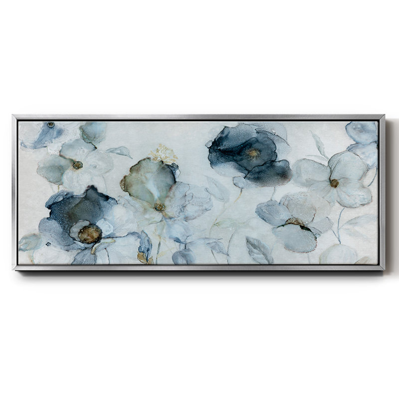 «Flowering Indigo», toile encadrée, H 24 po x l 60 po