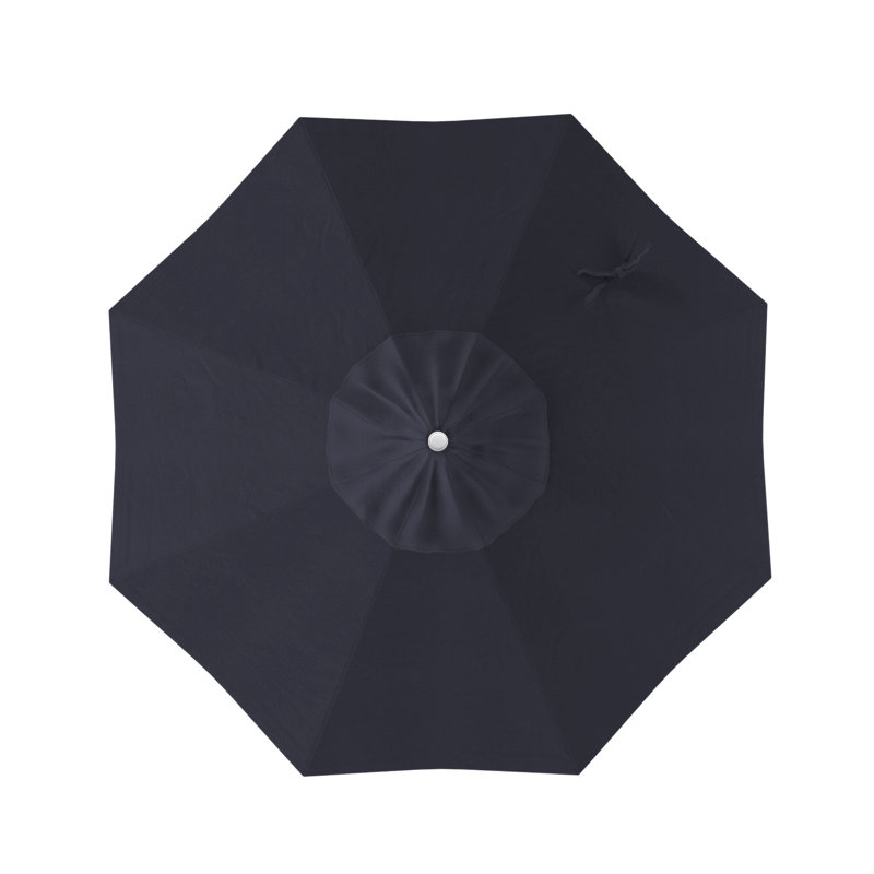 Parasol sunbrella de marché 7,5' Wallach, Spectre indigo Sunbrella®