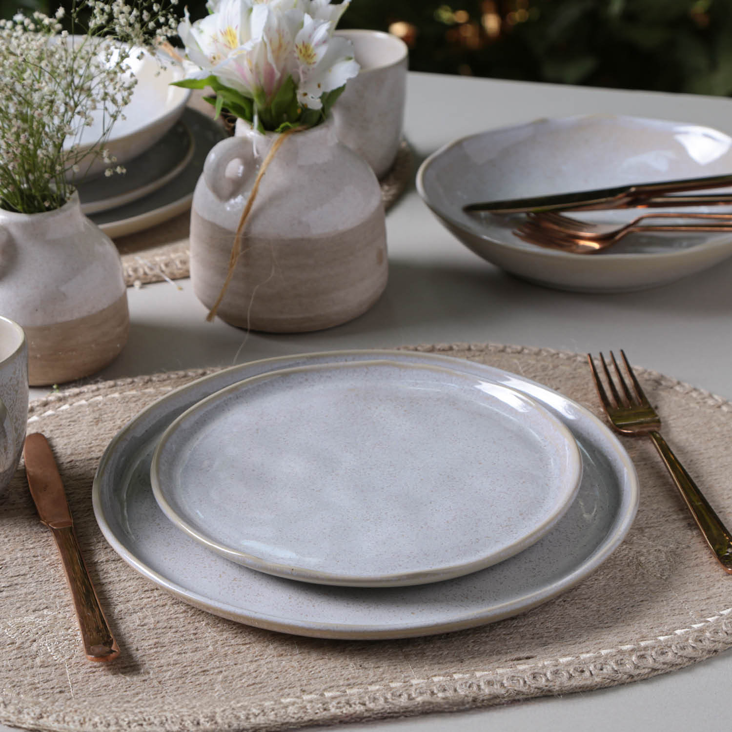 8" Salad Plate, Latte