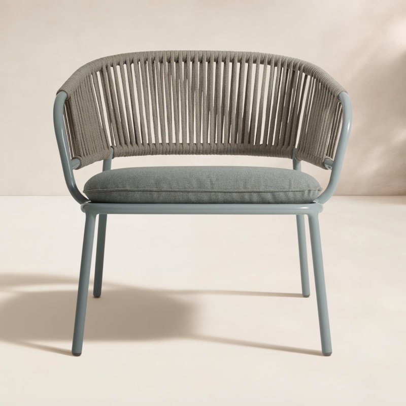 Mate Outdoor Lounge Chair, Toohey Breezy Blue