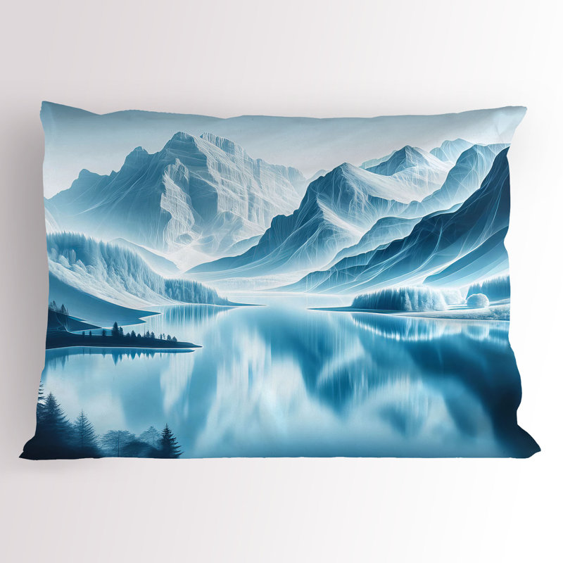 Machine Printed Sham Set, King