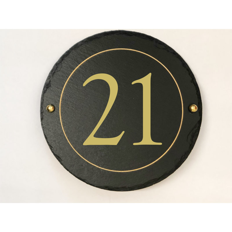 Easingwold 24cm H Stone House Number, 21