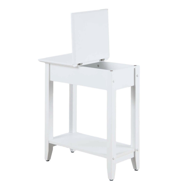 Table de bout Carpin, Blanc