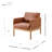 Qani Faux Leather Armchair