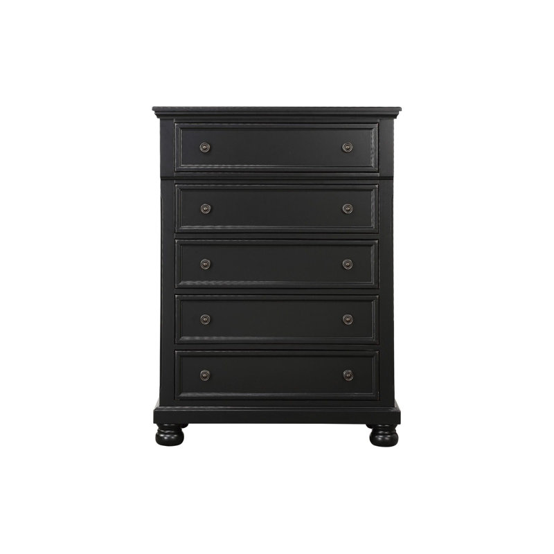 Ensemble de chambre à coucher Anahat Cyb, Très grand, Noir