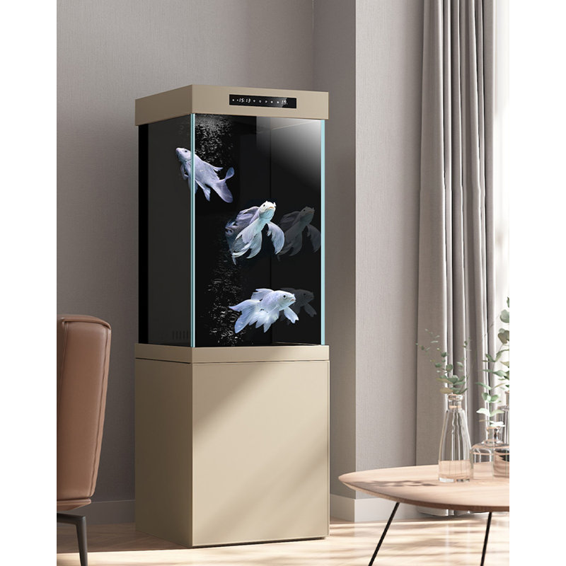 Grand réservoir d'aquarium rectangulaire en alliage d'aluminium titane-magnésium, Tanné