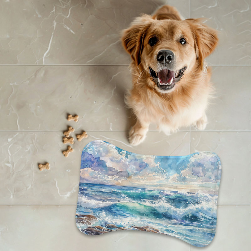 Tapis d'alimentation en os Vivid Marine Art - 1 pièce