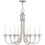 Lustre classique à 8 lumières de style bougie-417325529