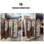 Paravent 3 panneaux en bois massif noyer-245692305