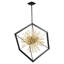 Lustre sphérique spoutnik à 8 lumières Sunburst