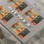 Napperon abstrait en polyester