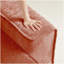 Repose-pieds Harrison - rouge velours-1337957588