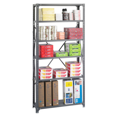 Commercial Steel 6 Shelf Shelving Unit