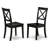 7 Piece Dining Room Table Set Consist of a Rectangle Kitchen Table with Butterfly Leaf and 6 Dining Chairs, Black