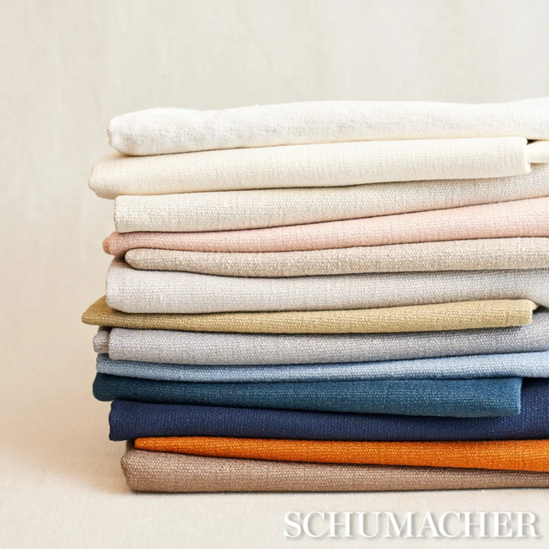 Finn Heavyweight Linen Fabric, Terracotta