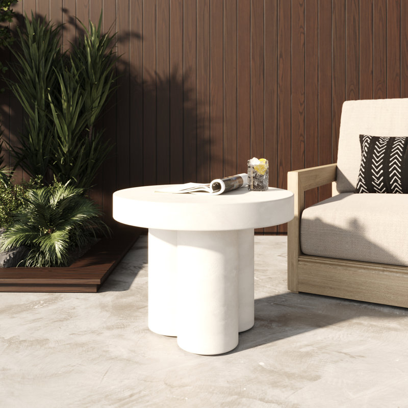 Table de bout Kenneth, Blanc