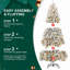 Arbre de Noël en PVC à mémoire de forme avec lumière-1074712875