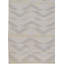 Chevron Area Rug in Ivory/Oatmeal