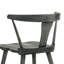 Kersten de 2 chaises d'appoint rustiques en bois d'hévéa gris pour la cuisine et la salle à manger Installation simple et rapide avec deux sièges supplémentaires polyvalents en bois massif dans la chambre-121107549