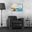  «All The Night Tide» par Jan Weiss, art mural en verre acrylique, 24 po x 16 po