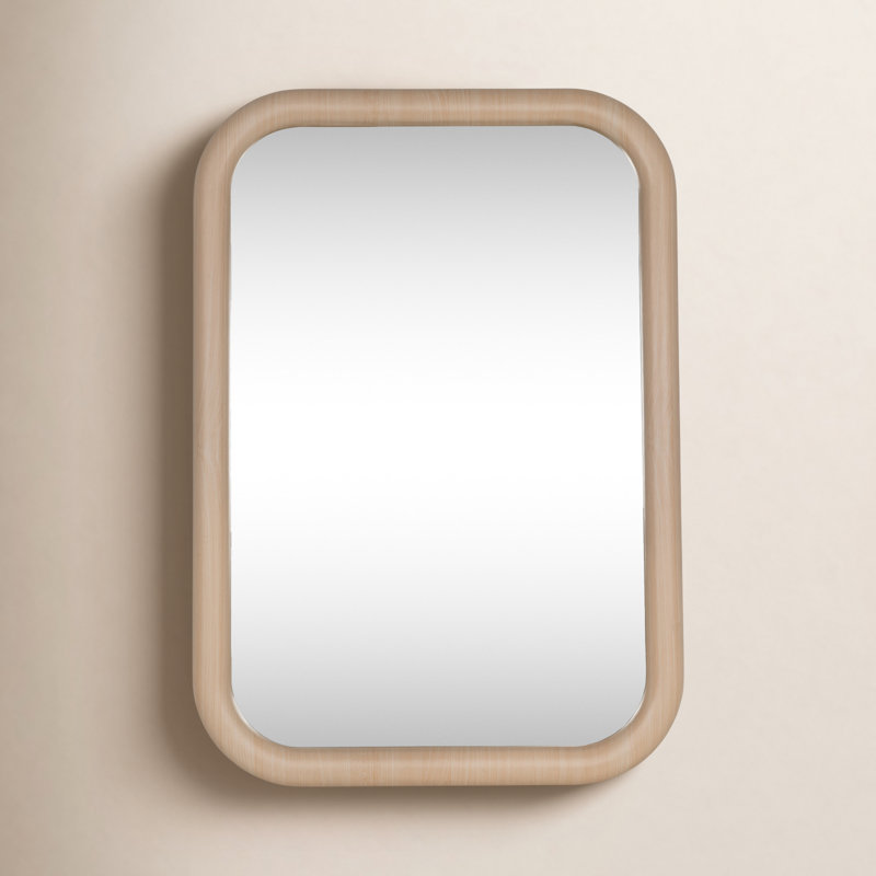 Brixten Rectangle Mirror, Natural, 39.5" x 27.75"