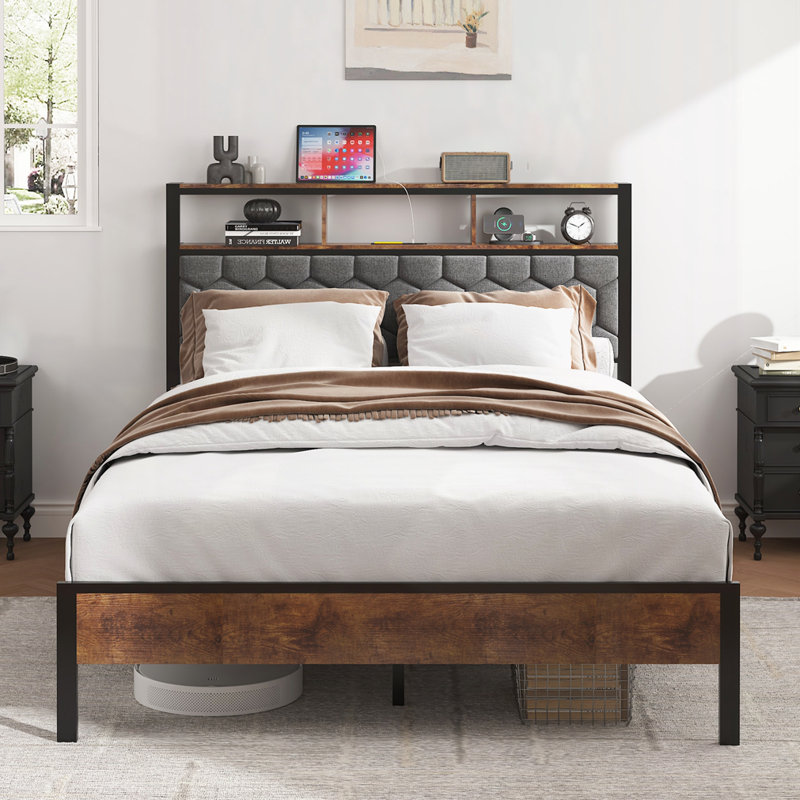 Cadre de lit double Vintage, Double