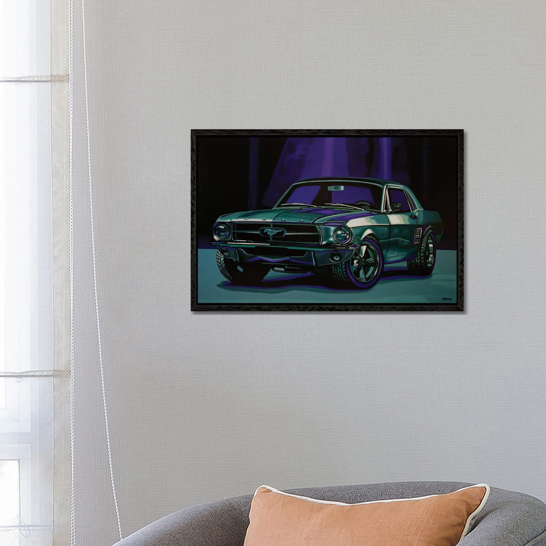 Ford Mustang 1967 by Paul Meijering - Painting on Canvas