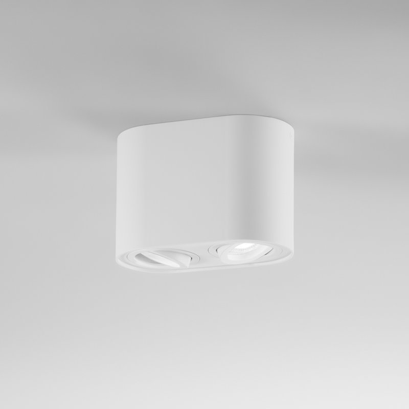 Flush Mount, White