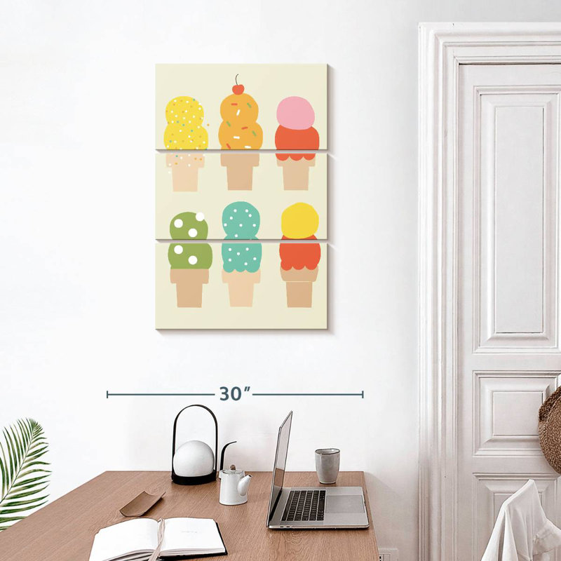 Yarlin Double Scoops, 32" H x 20" W
