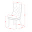 Ensemble de table de salle à manger 5 pièces comprenant une table rectangulaire en bois avec rallonge amovible et 4 chaises, acajou-608618174