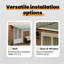 Brayden Studio 300cm D PVC-coated polyester Cover Retractable Patio Awning-416406930-416406932
