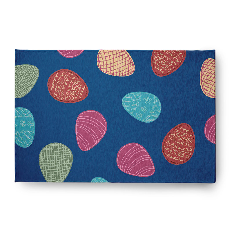 Tapis en chenille Egg Hunt, Rectangle 4 pi x 6 pi