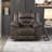 Hamisi 46" Modern & Contemporary Polished Microfiber Rocker Reclining Chair with Gentle Rocking Motion & Tab Pull Recliner-1656653182