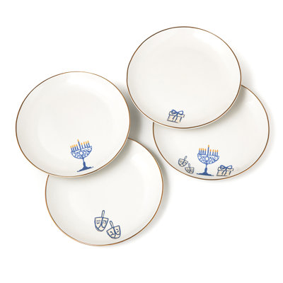 Ensemble d'assiettes Hanukkah Love & Light