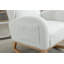Repose-pieds avec rangement 33,88 po Ivory Boucle