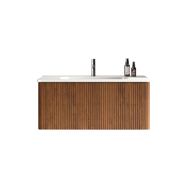 Meuble-lavabo simple avec plateau 35,8 Suhanth