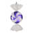 Purple/White