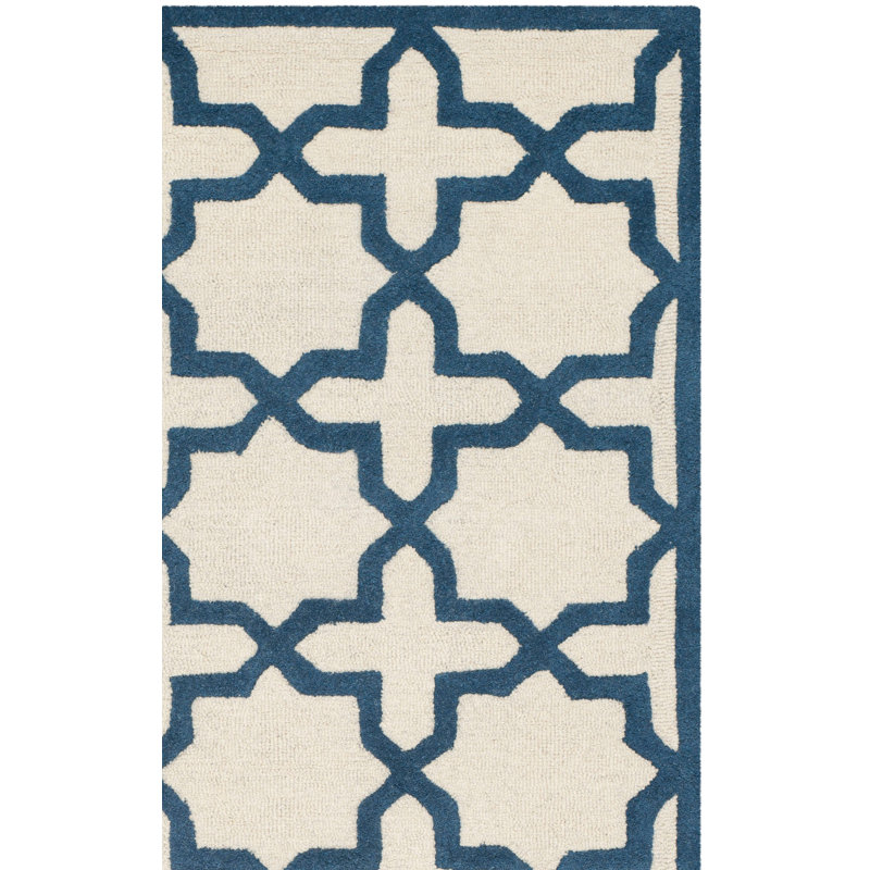 Cambridge Hand Tufted Wool Geometric Rug, 4' x 6'