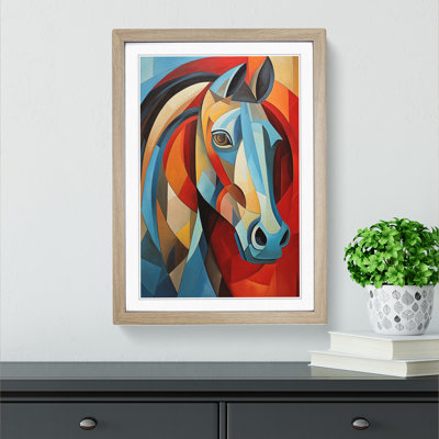 Horse Cubism No.2 - Framed Print